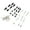 Black, variant on Yokua WPL Military-Truck Chassis Frame Spring Suspension Kit for B36 B16 Q60 Q63 Q75