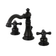 thumbnail image 1 of Fauceture FSC1970AX American Classic Robinet de Salle de Bain Traditionnel Classique 8 Po. à Large Diffusion, Noir Mat, 1 of 8