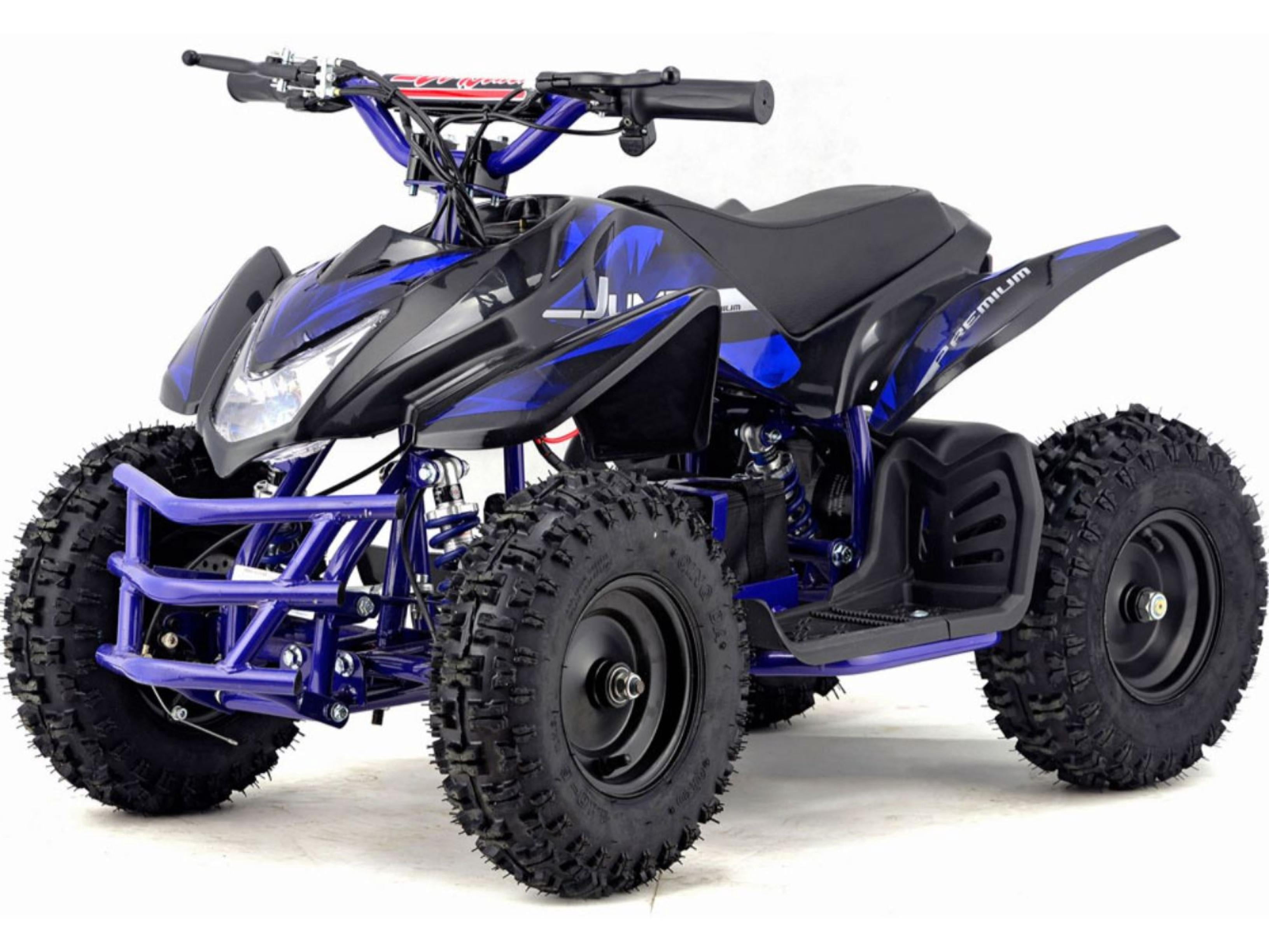 MotoTec 24V Kids Battery Powered ATV Four Wheeler Titan V5 Black
