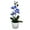 Blue 26*12*12cm, variant on Artificial Threeleaf Phalaenopsis Bonsai Potted Plant For Indoor Decoration