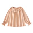 thumbnail image 2 of RXIRUCGD Mode Hauts Décontractés à Manches Longues pour Filles Col Rond Imprimé (Orange, Taille : 3 Ans), 2 of 3