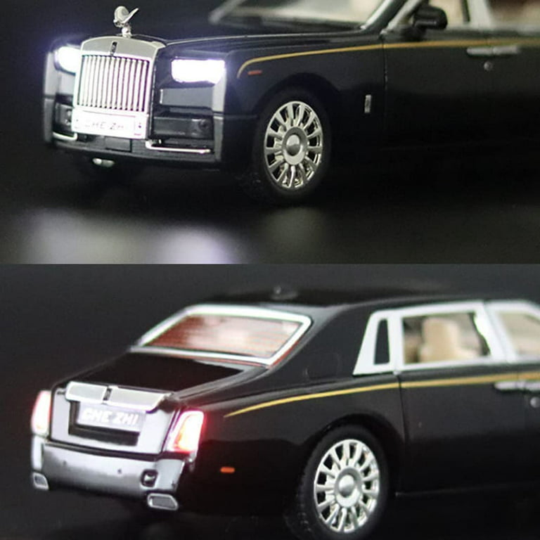  BDTCTK 1/32 Rolls-Royce Phantom Model Car,Zinc Alloy Pull Back  Toy car with Sound and Light for Kids Boy Girl Gift(White) : Toys & Games