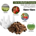 thumbnail image 3 of For Aerogarden Plant Hydroponics Soilless Grow Sponges+Planting Basket Kit, 3 of 8