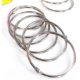 thumbnail image 5 of 12 Piezas Er Anillos Redondo Tipo Calabash Hanke 5 Menos Anillos Colgantes de Acero, 5 of 5