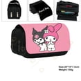 thumbnail image 4 of Sanrio-estuche de lápices Kawaii Hello Kitty Cinnamoroll Kuromi My Melody Purin Dog, bolsa de lápices, suministros escolares, papelería, 4 of 4