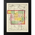 thumbnail image 2 of Walling 19x24 Black Modern Framed Museum Art Print Titled - Wexford Michigan - Walling 1873, 2 of 5