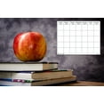 thumbnail image 4 of Creative Shapes Horizontal Desktop Calendar, White, Yearly Grid Pattern, 4 of 4