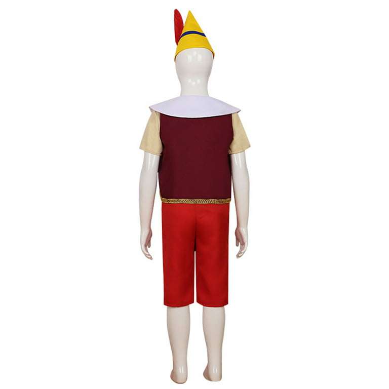 Puppet Cosplay Costume For Boys, Fairytale Character For Halloween