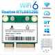 thumbnail image 3 of Tarjeta de Red WiFi 6 RTL8852BE con Antenas de 8 DBi y Adaptador BT 5.2 Mini PCI-e de Doble Banda de 2,4 G/5 GHz y 1800 Mbps para 10/11 A, 3 of 5