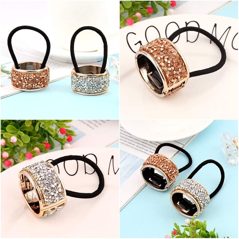 Rhinestone Ponytail Holder for Women display picture 1