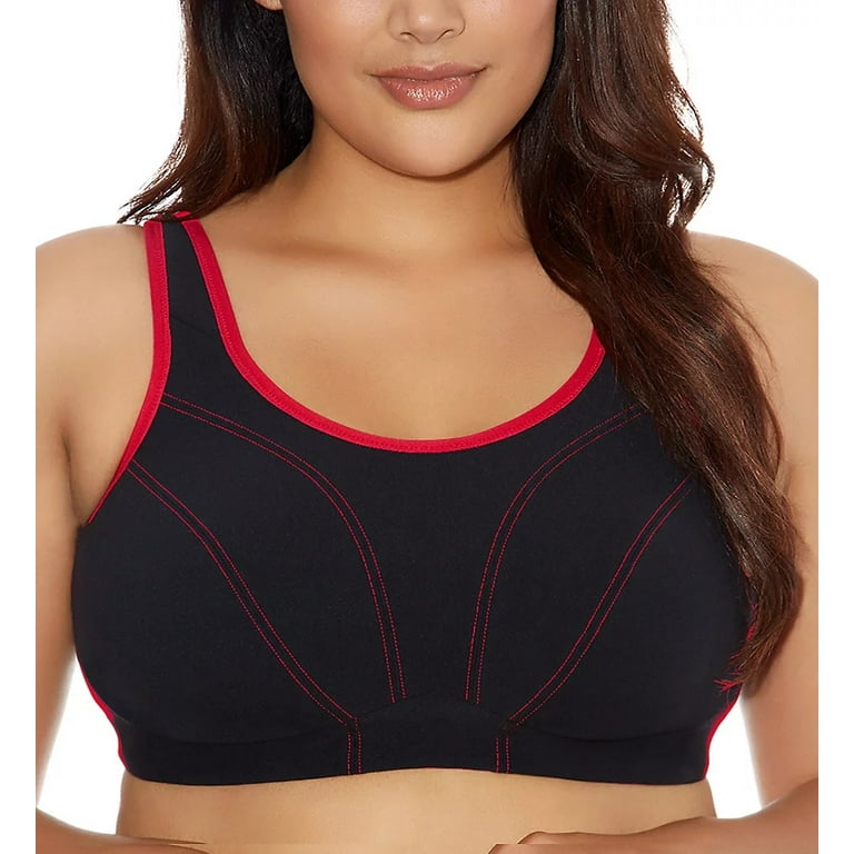 Women s Plus Size Soft Cup Sports Bra 48C BLACK Walmart