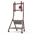 thumbnail image 4 of FITUEYES Storage Rolling TV Cart Height Adjustable Corner TV Stand Mount for TVs Up to 65 Inch, 4 of 4