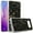 Black, variant on GSA Gold Flake Marble Candy Case for Samsung Galaxy S10 (6.1") - Colorful Galaxy