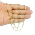 thumbnail image 5 of 10k Yellow Solid Gold Figaro Chain Necklace, 3.0mm, 18", 5 of 5