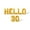 Gold, variant on Letter and Number Balloons - HELLO 30 16" Inch Alphabet Letters Foil Mylar Balloon Birthday Party Banner (Red)