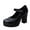 Black, variant on FRSASU Mary Jane Heels with Arch Support, Closed Round Toe Chunky Pumps for Women, Comfortable Block Heel Dress Shoes On