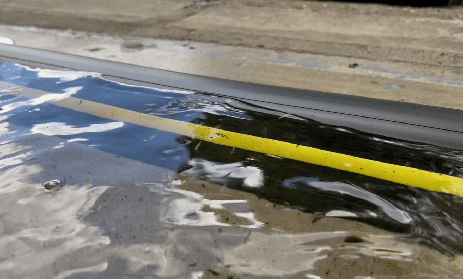 2" High Garage Door Flood Barrier Threshold Kit ‘GARADAM’ (8'3") | Flexible PVC | Complete Kit Includes 2 Adhesives | GaraDry