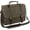 Green, variant on 15.6" Messenger Bag for Men: Leather Waxed Canvas Briefcase Large Computer Laptop Bag Handbags Crossbody Bags for Work