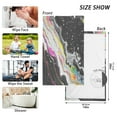 thumbnail image 6 of Yayeee 100% Cotton Hand Towels for Bathroom 16" x 28" Soft Absorbent Kitchen Towel, Colorful White, 6 of 7