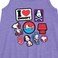 thumbnail image 2 of Peanuts - I Heart Snoopy Patches - Youth Girls A-line Dress, 2 of 5