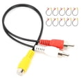 thumbnail image 4 of Para adaptador de audio RCA, 10 piezas para adaptador de audio RCA hembra a doble macho para adaptador de audio RCA hembra a doble macho elegante y moderno, 4 of 12