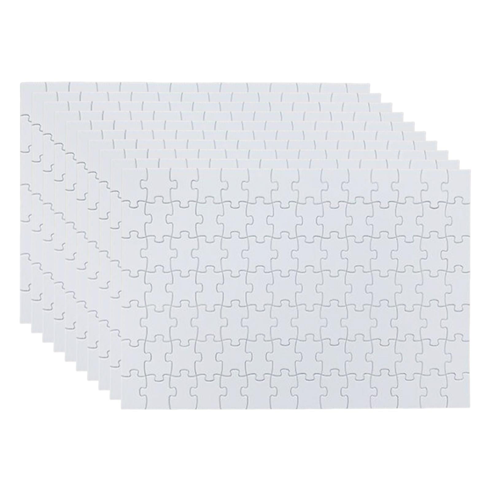 Puzzle Blank Puzzles Diywhite Kids Jigsaw Sublimation Blanks Onwrite Crafts  Pieces Piece Transfer Heat Draw