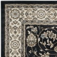 thumbnail image 5 of SAFAVIEH Lyndhurst Janel Traditional Bordered Area Rug, Anthracite/Cream, 6' x 9', 5 of 7