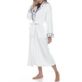 thumbnail image 2 of White Mark Soft Long Sleeve Plush Robe (Women's & Women's Plus), 2 of 4