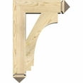 thumbnail image 3 of Ekena Millwork 3 1/2"W x 18"D x 26"H Olympic Traditional Smooth Bracket, Douglas Fir, 3 of 4