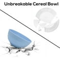 thumbnail image 4 of Unbreakable Cereal Bowls - 24 oz Reusable Wheat Straw Bowl- Perfect for Serving Soup, Oatmeal, Pasta, Salad Camping, Picnic Bowls- Dishwasher & Microwave Safe - BPA Free, Sets for 4, 4 of 8