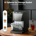 thumbnail image 2 of Sphere Ice Machine, 2 pcs/40mins, Clear Ice Ball Maker with Ice Tong & Self-Clean, 36 pcs/Day, Quiet Home/Bar/Party Ice for Whiskey Bourbon Parties, 2 of 6