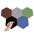thumbnail image 4 of 1/8 inch Yellow Color Y Type Hexagonal Tile Leveling Clips Hexagonal Porcelain Tile Leveling System 100pcs Grout Joint Spacers Tiling Tool, 4 of 8