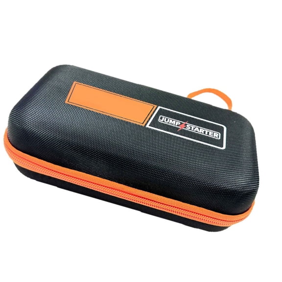Jump Starter for Hard Shell EVA Carry Case with Zipper Access, Compact Travel Holder, Trunk Storage, Under-Seat Vehicle Gear