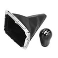 thumbnail image 1 of Pomo De Palanca De Cambios, Cubierta De Maletero Premium, 5 Velocidades, Ergonómico, Negro, Para MK2 2004-2008, 1 of 7