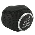 thumbnail image 2 of Perilla de palanca de cambios de coche, palanca de balonmano, reemplazo de cuero PU, compatible con Peugeot Boxer, color negro, 6 velocidades Jadeshay A, 2 of 8