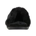 thumbnail image 4 of Lamo Womens Scuff Suede Faux Fur Slip-On Slippers Black XXL Regular, 4 of 5