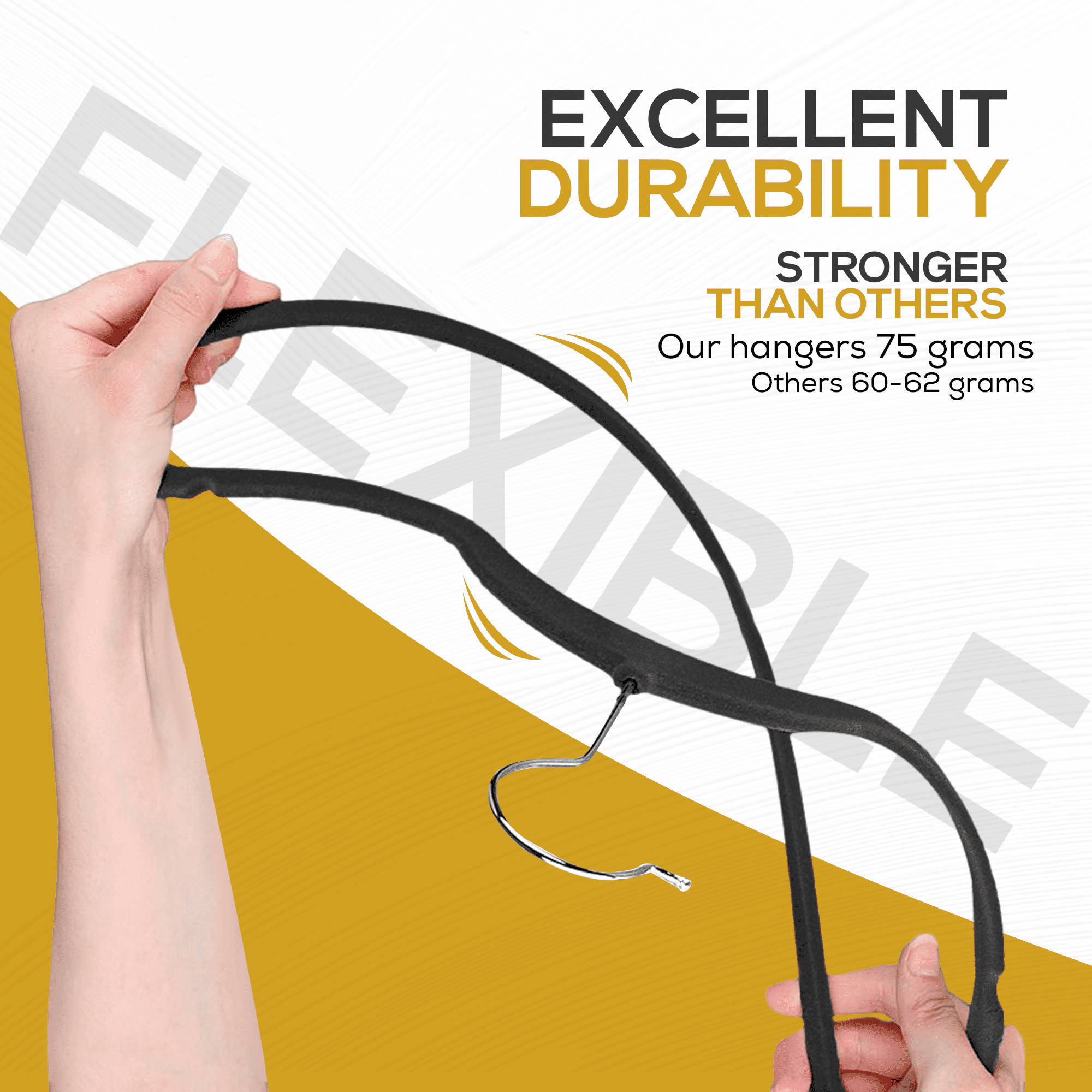 Techzoo Premium Black Velvet Hangers 15 Pack - Space Saving Felt Hanger, Non Slip Clothes Hangers for Closet, Heavy Duty Hanger for Coats, Shirts & Pants, 360° Swivel Hook, Hold Up to 10 lbs