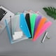 thumbnail image 1 of Bolsa Transparente para Carpetas de Hojas Sueltas A4 | Bolsa de Plástico con 11 Orificios | Organizador de Documentos Multicolor con Cierre a Presión | Carpeta de Oficina Resistente para Recibos, Fac, 1 of 6