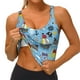 thumbnail image 3 of Balery Pirate Marine Animals Sujetadores deportivos con espalda cruzada para mujer, acolchados, sin costuras, de alto impacto, ideales para yoga, gimnasio, entrenamiento y fitness.-XX-Large, 3 of 8