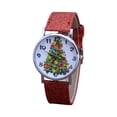 thumbnail image 1 of Reloj de cuarzo para mujer, relojes para mujer, reloj de cuarzo informal de moda para mujer, reloj con esfera brillante y correa de cuero., 1 of 2