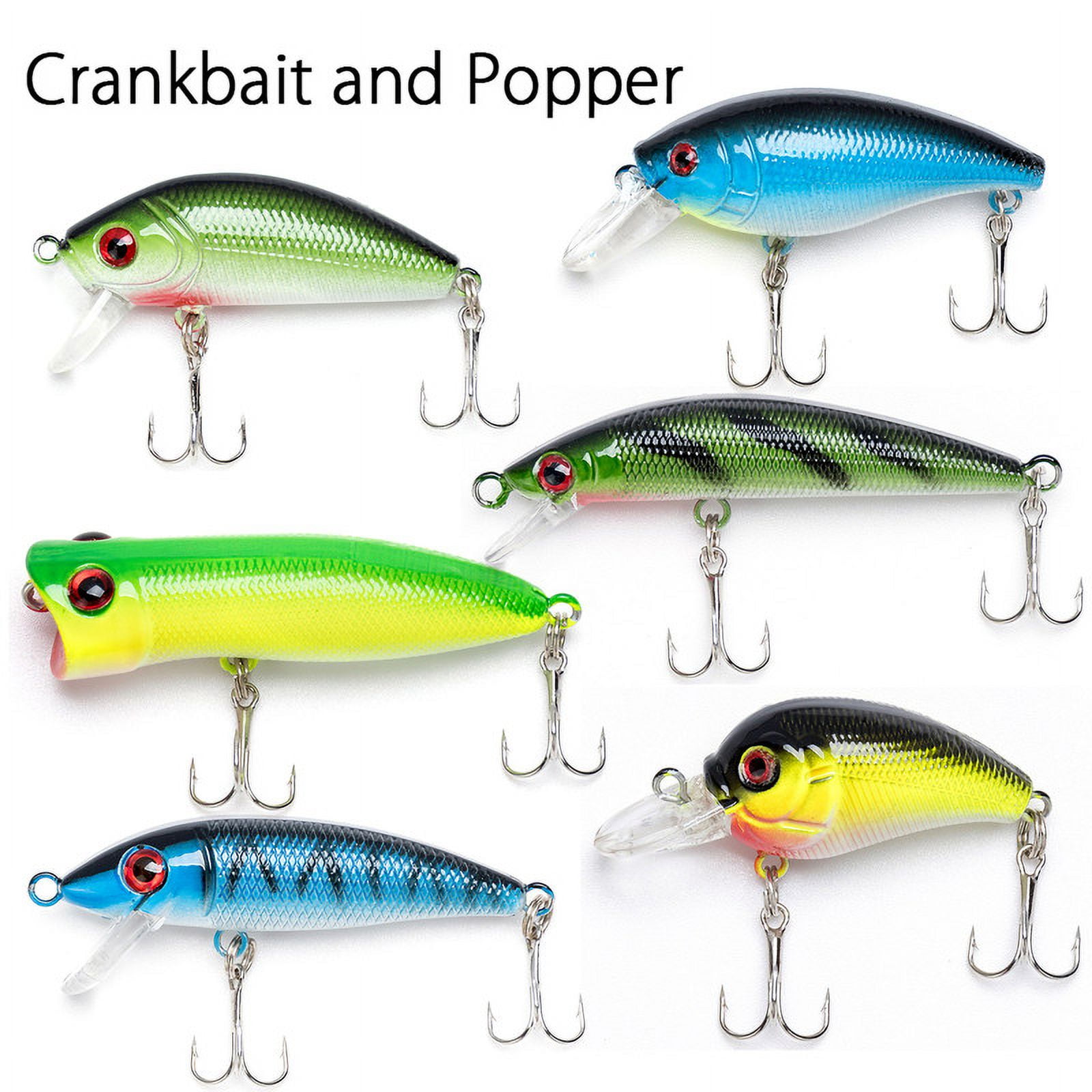 Pêche Eau Douce Leurre Leurres De Pêche CuiCanfla - Lot De 5 Jig Spinners 20g - Hameçons Triples - Pour Brochet, Truite, Perche Hameçons Triples Sandre