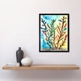 thumbnail image 2 of Seaweed Sea Floor Folk Art Art Print Framed Poster Wall Decor 12x16 inch, 2 of 5