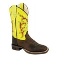thumbnail image 2 of Old West Youth's Broad Square Round Toe Boots, 2 of 2