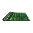 thumbnail image 2 of Ahgly Company Indoor Square Oriental Emerald Green Industrial Area Rugs, 6' Square, 2 of 4