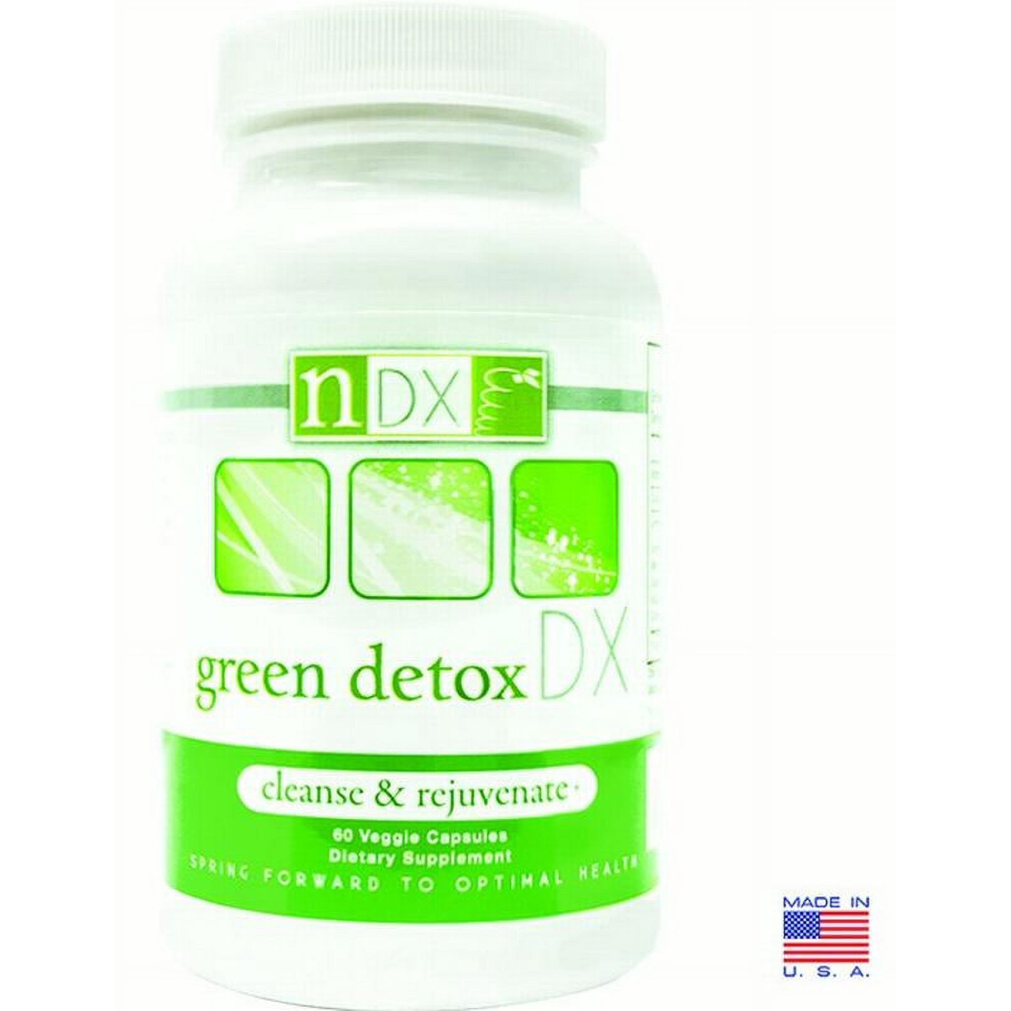 Natural Dynamix Green Detox DX, 60 Ct