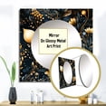 thumbnail image 3 of Designart "Celestial Azure IV" 0 Square Mirror For Wall Decor - Large Blue Square Printed Wall Mirror Art - Square Bohemian Mirror - Wall Mounted Square Large Mirror, 3 of 5