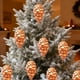thumbnail image 4 of Adornos navideños decorativos para árbol de Navidad, 9,3 cm (6 unidades), colgante de plástico con forma de bola de Navidad, decoración colgante para jardín, Navidad y Halloween., 4 of 7