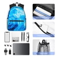 thumbnail image 6 of Gaeub Blue Shell School Backpack Waterproof Bookbag for Men Women College High School Bags, 6 of 8