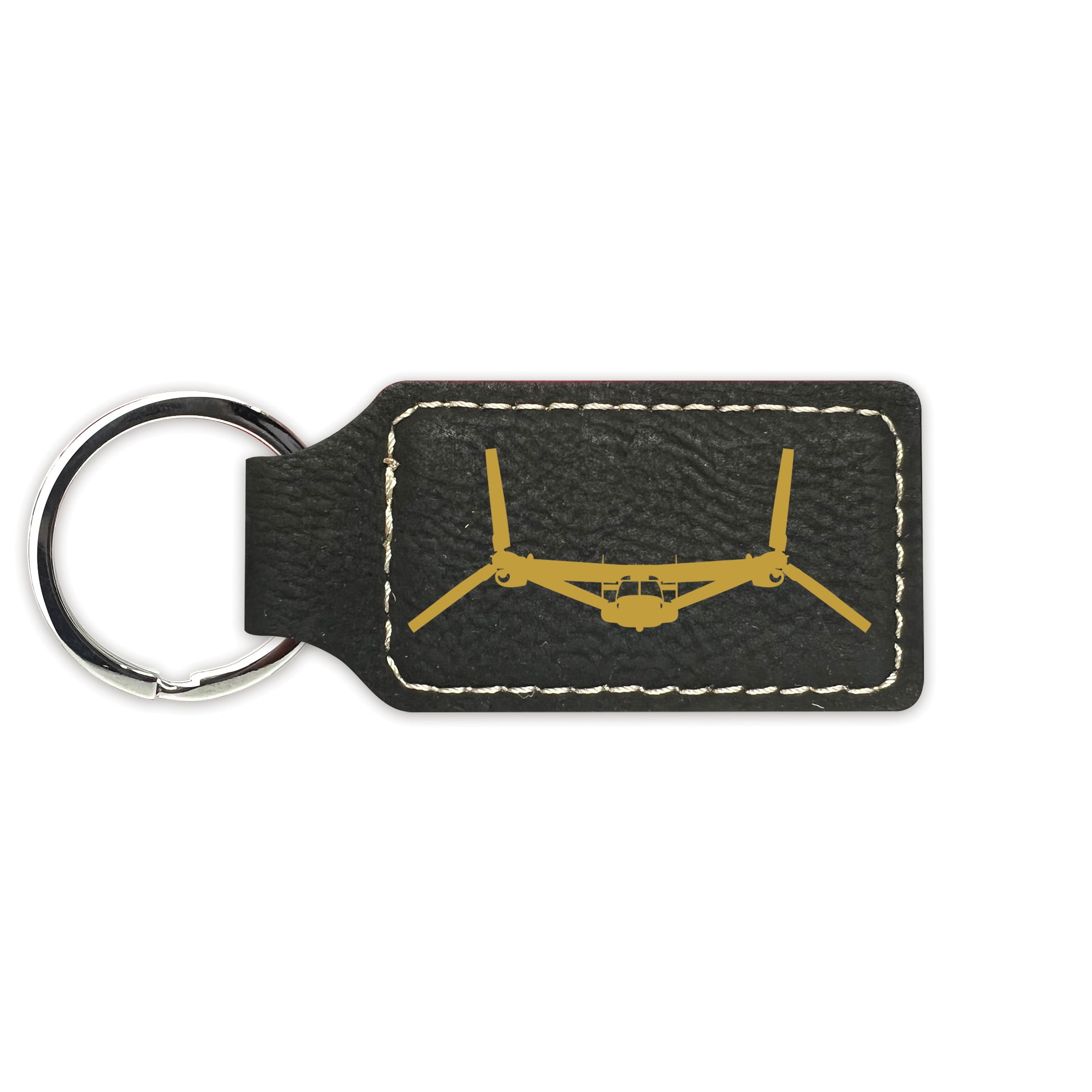 CV22 MV22 Osprey Keychain Leatherette Rectangle Laser Engraved