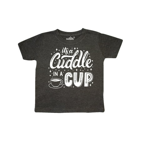 

Inktastic It s a Cuddle in a Cup with Stars and Mug Gift Toddler Boy or Toddler Girl T-Shirt